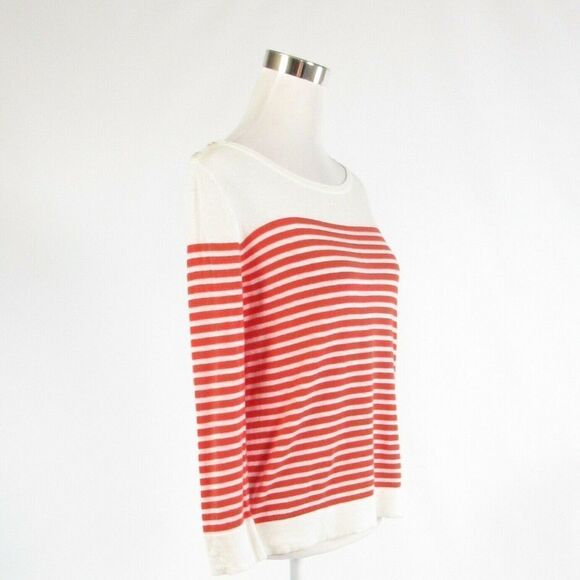 Fossil orange boat neck sweater S - Picture 3 of 8